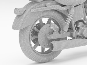 Chopper Biker 2 - 4K Model 3D