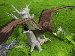 Eagle Attack 2 - 4K Model 3D