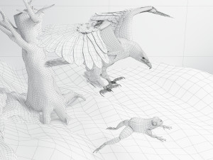 Eagle Attack 2 - 4K Model 3D