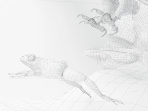 Eagle Attack 2 - 4K 3D Model