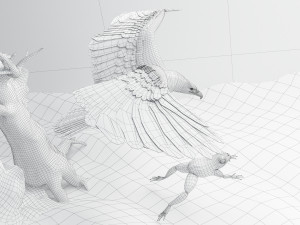 Eagle Attack 2 - 4K Model 3D