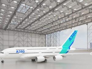 Airbus A380 - 4K 3Dモデル