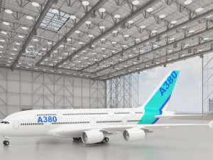 Airbus A380 - 4K Modelo 3D