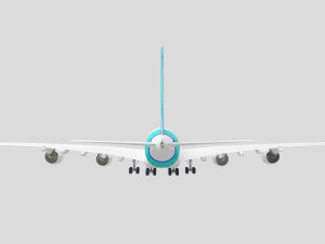 Airbus A380 - 4K Modelo 3D