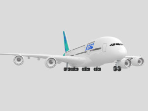 Airbus A380 - 4K 3Dモデル