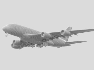 Airbus A380 - 4K 3Dモデル