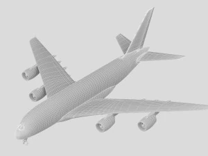 Airbus A380 - 4K Modelo 3D