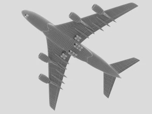 Airbus A380 - 4K Modelo 3D