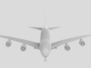 Airbus A380 - 4K 3Dモデル