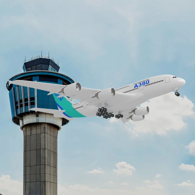 Airbus A380 - 4K Modelo 3D .c4d .max .obj .3ds .fbx .stl .blend 