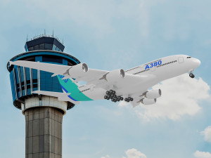 Airbus A380 - 4K Model 3D