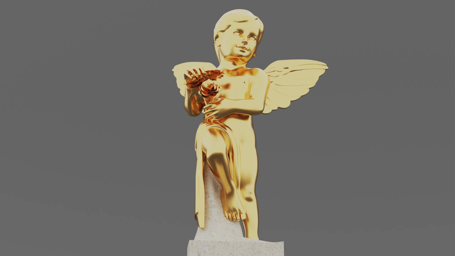 Cherub 4K 3D Model .c4d .max .obj .3ds .fbx .stl .blend 
