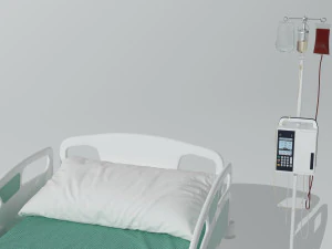 Intensive Care Bed 3 3D Model