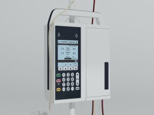 Intensive Care Bed 3 3D Model