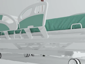 Intensive Care Bed 3 3D Model