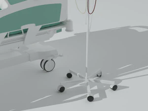 Intensive Care Bed 3 3D Model