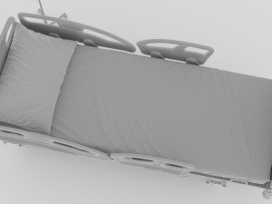 Intensive Care Bed 3 3D Model
