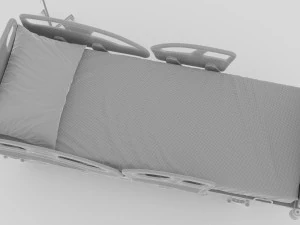 Intensive Care Bed 3 3D Model