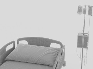 Intensive Care Bed 3 3D Model
