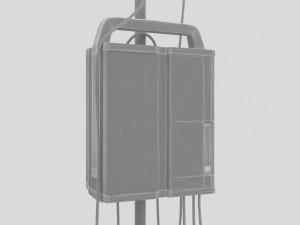 Intensive Care Bed 3 3D Model
