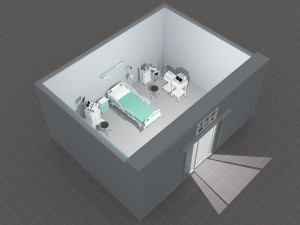 Intensive Care Unit 4 - 4K Modello 3D