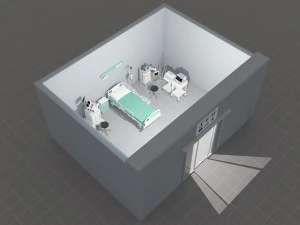 Intensive Care Unit 4 - 4K 3D Model