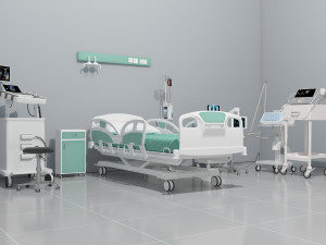 Intensive Care Unit 4 - 4K Modello 3D