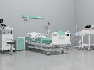 Intensive Care Unit 4 - 4K 3D Model