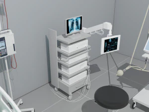 Intensive Care Unit 4 - 4K 3D Model