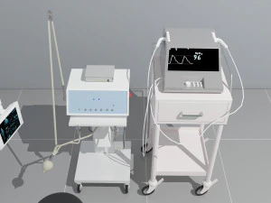 Intensive Care Unit 4 - 4K 3D Model
