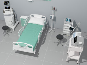 Intensive Care Unit 4 - 4K Modello 3D