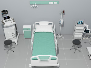 Intensive Care Unit 4 - 4K Modello 3D