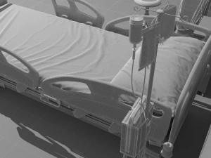 Intensive Care Unit 4 - 4K 3D Model
