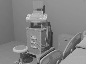 Intensive Care Unit 4 - 4K 3D Model
