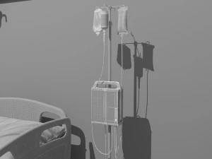 Intensive Care Unit 4 - 4K 3D Model