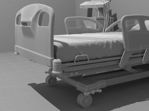 Intensive Care Unit 4 - 4K 3D Model