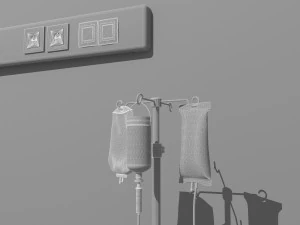 Intensive Care Unit 4 - 4K 3D Model