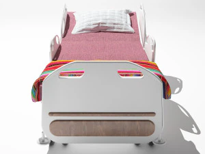 Hospital Bed 4K 3D Model