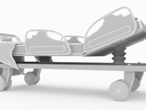 Hospital Bed 4K Model 3D