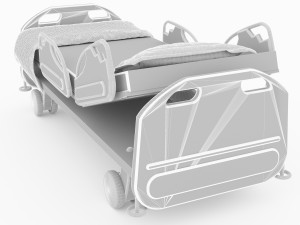 Hospital Bed 4K Model 3D