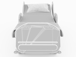 Hospital Bed 4K Model 3D