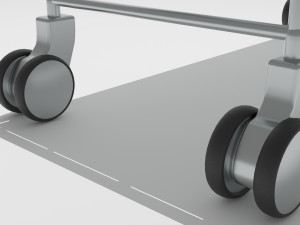Clinic Service Stretcher 4K Modello 3D