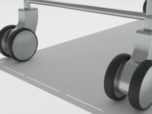 Clinic Service Stretcher 3D Model