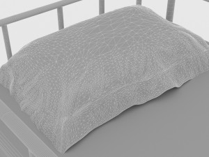 Clinic Service Stretcher 4K Modello 3D