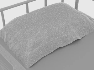 Clinic Service Stretcher 3D Model