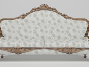 Classic Sofa 4K Modèle 3D