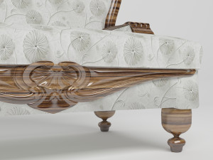 Classic Sofa 4K Modèle 3D