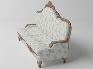 Classic Sofa 4K Modèle 3D