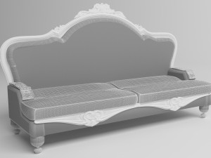 Classic Sofa 4K Modèle 3D