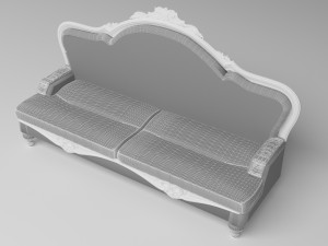 Classic Sofa 4K Modèle 3D